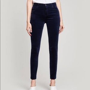 J Brand Maria High Rise Skinny in Dark Iris
